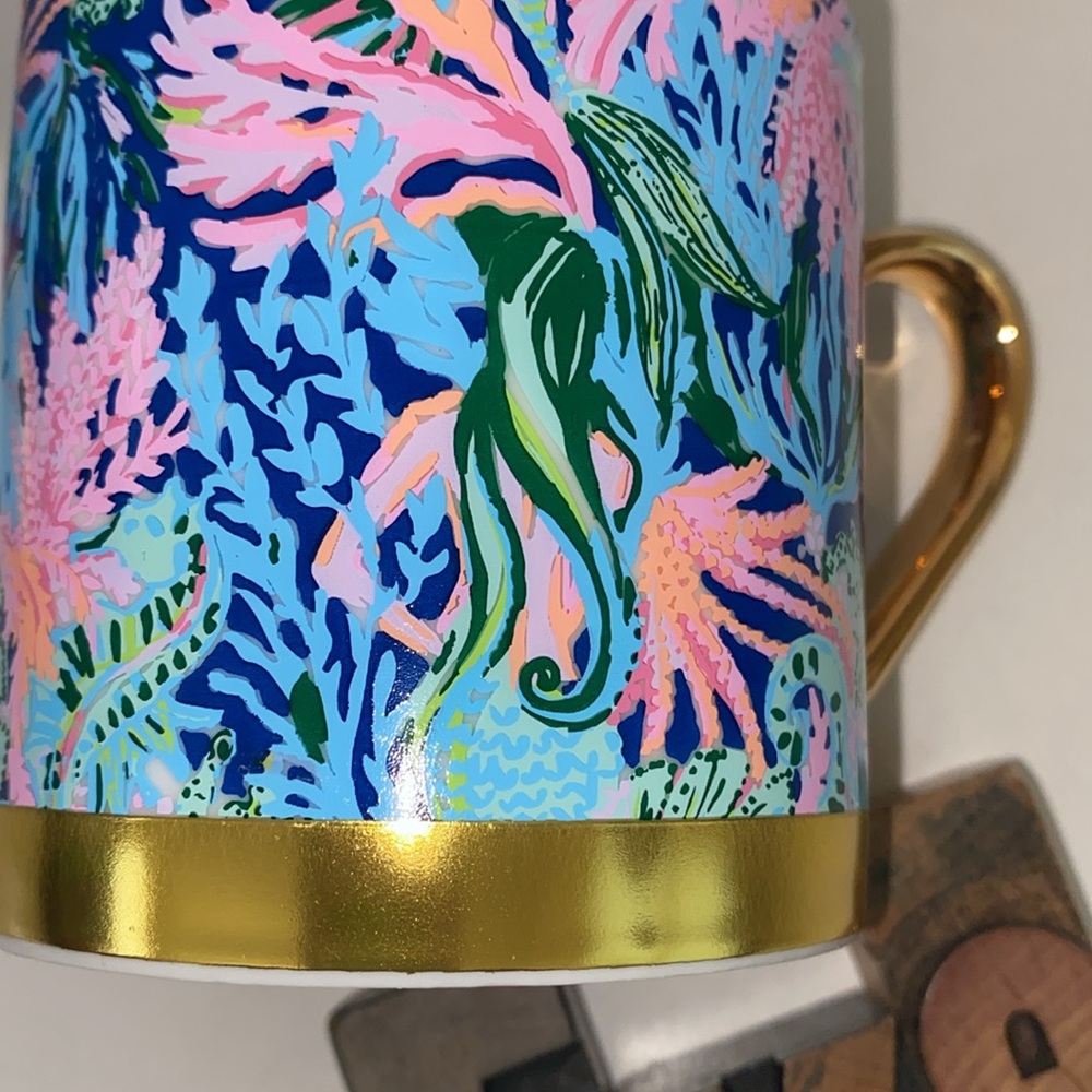 🆕🌴LILLY PULITZER ‘High Tide’ Bringing Mermaid Back Mug - Picture 11 of 12